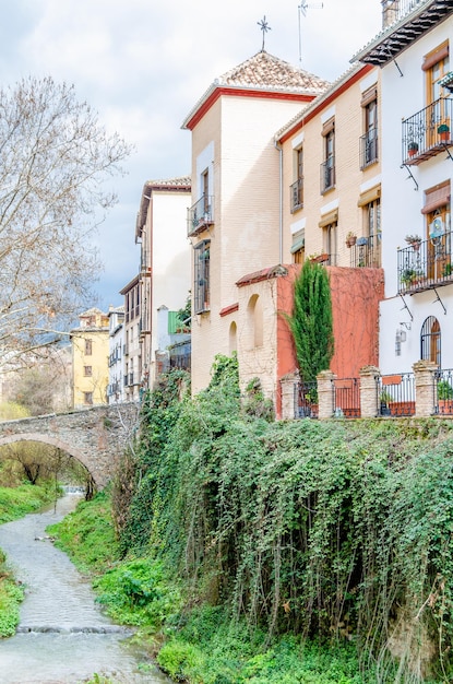 Typical architecture in Granada Andalusia southern Spain