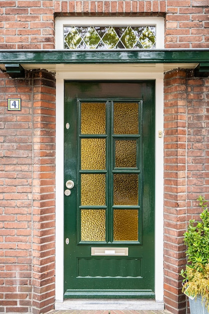 Photo typical dutch door dutch holland architectural detail a door in netherlands city dutch door