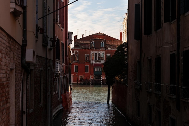 Typical historic building in Venice in Italy