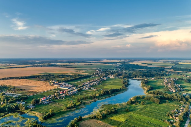 Typical Russian plain landscape