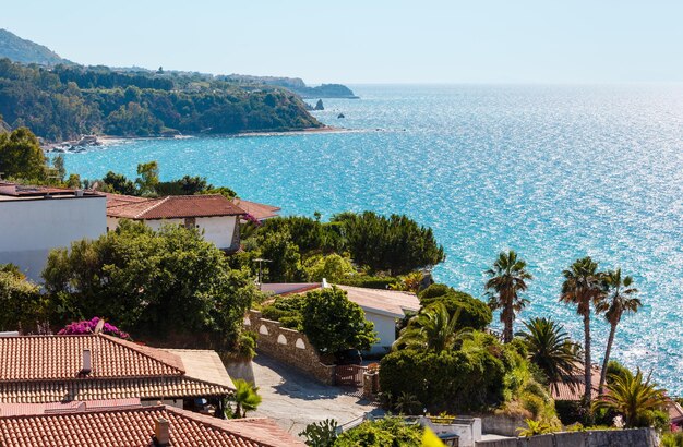 Tyrrhenian sea landscape Calabria Italy