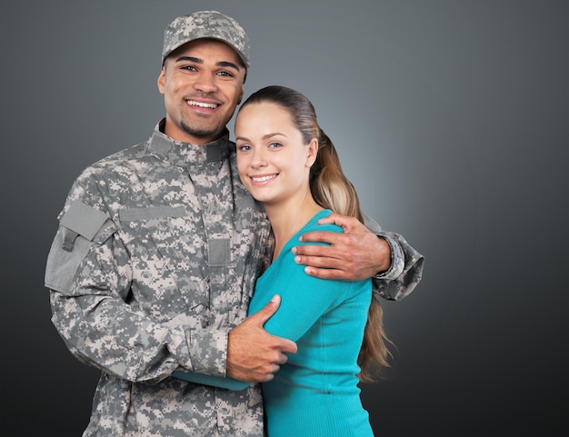 U S Soldier and Wife