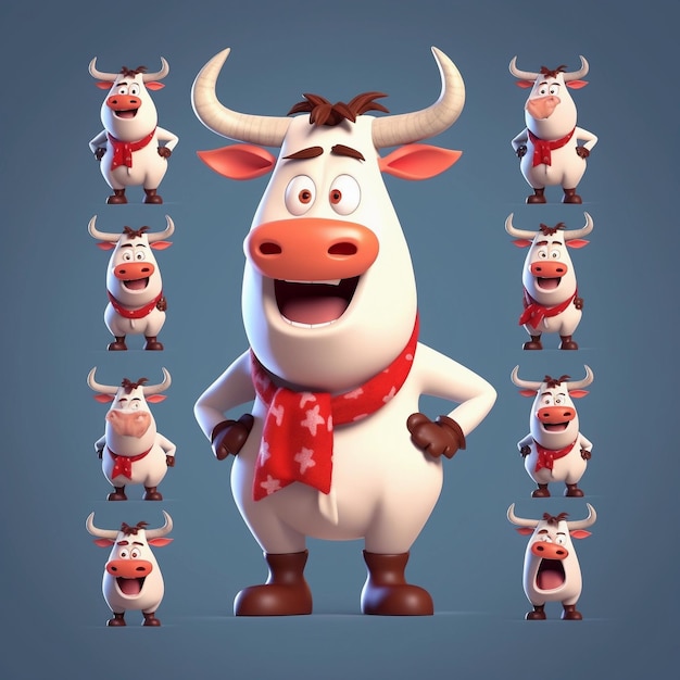 Udderly Delightful The Adventures of a Happy Cow Character