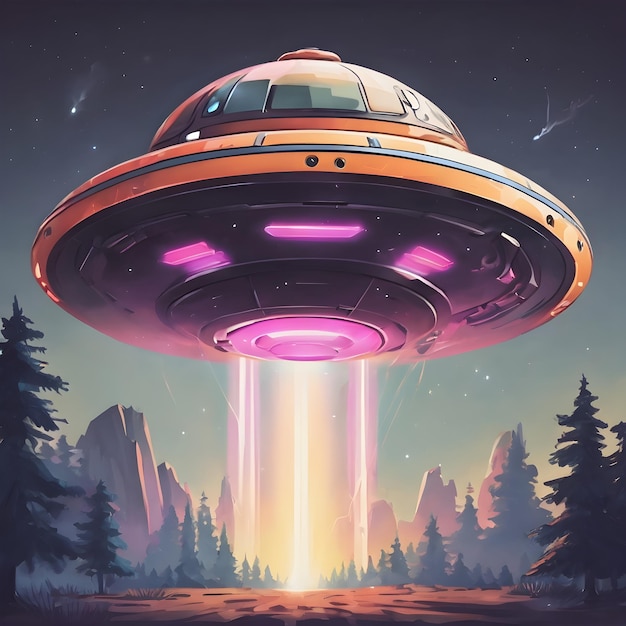 Ufo Icon Background Very Cool