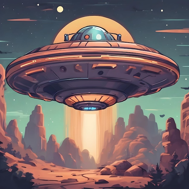 Ufo Icon Background Very Cool