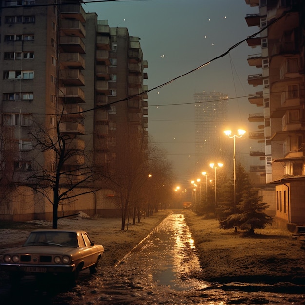 Ukraine winter mud snow cold old apartments