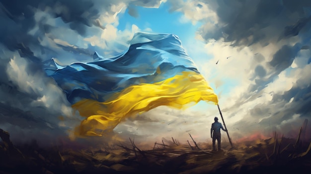 Ukrainian flag