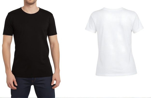 Ultimate Black TShirt Mockup for Men HighQuality and Customizable