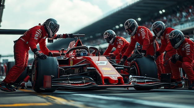 Photo ultimate f1 race experience dive into the world of highspeed formula 1 racing