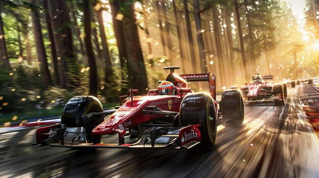 Photo ultimate f1 race experience dive into the world of highspeed formula 1 racing