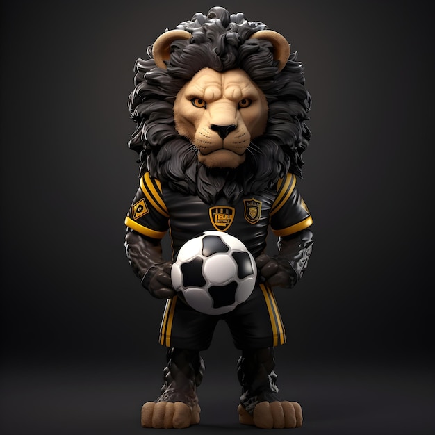 ultra black lion color head portrait head