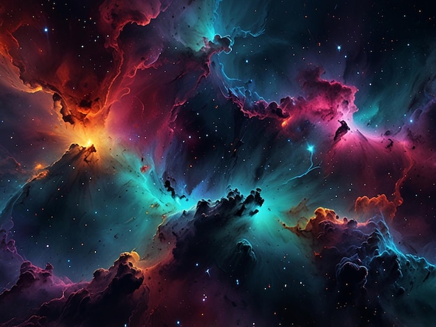 Photo ultra detailed nebula abstract wallpaper ai generative