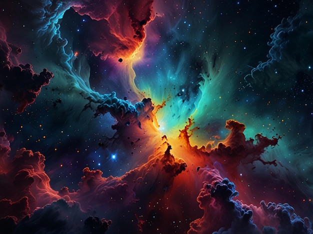 Photo ultra detailed nebula abstract wallpaper ai generative