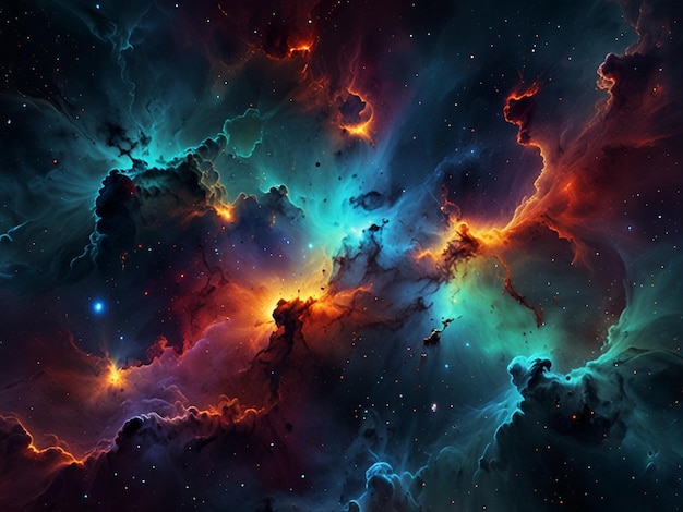 Photo ultra detailed nebula abstract wallpaper ai generative