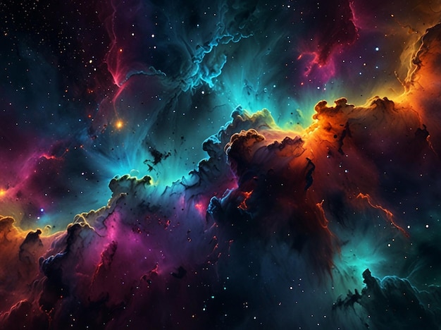 Photo ultra detailed nebula abstract wallpaper ai generative