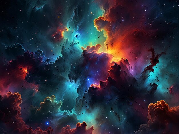 Photo ultra detailed nebula abstract wallpaper ai generative