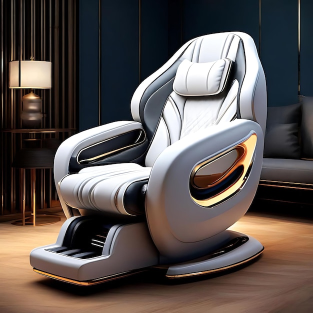 Ultra Realistic 3D Visualization of a Luxurious Massaging Chair for Modern Interiors