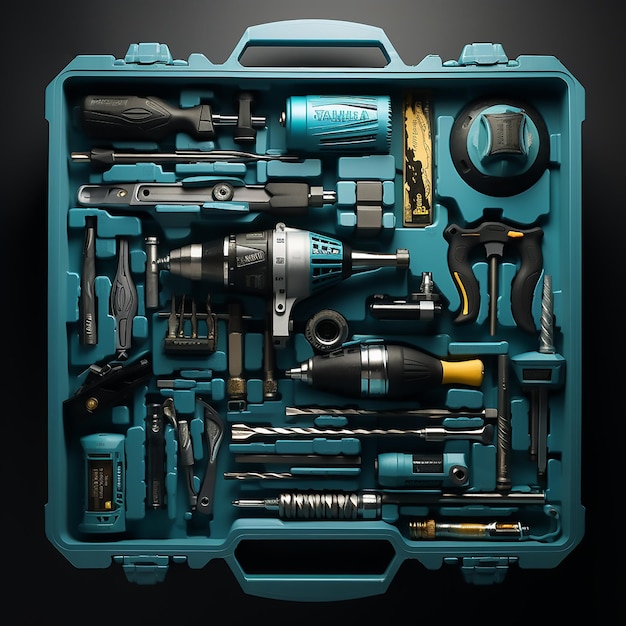 UltraRealistic Makita Tool Set in Box