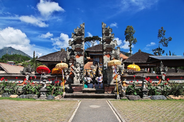 Ulun Danu Bratan Temple on Bali, Indonesia