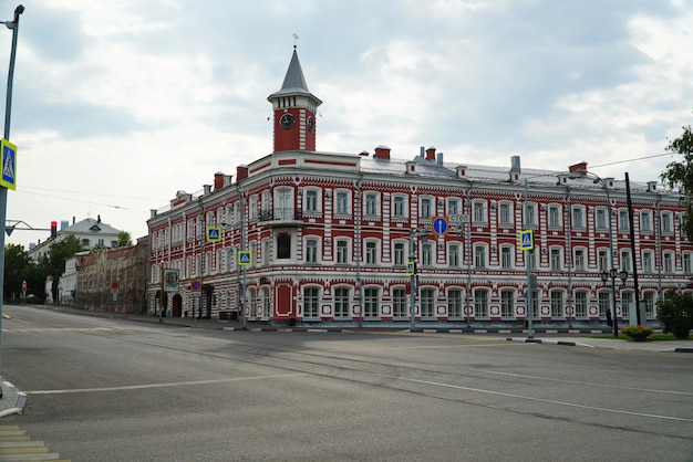 Ulyanovsk Russia July 31 2022 Street view to facade of Gonc