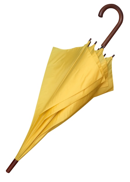 Umbrella yellow closed