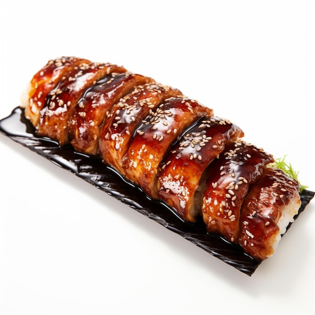 Unagi with white background high quality ultra hd