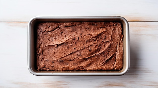 Unbaked Chocolate Brownie