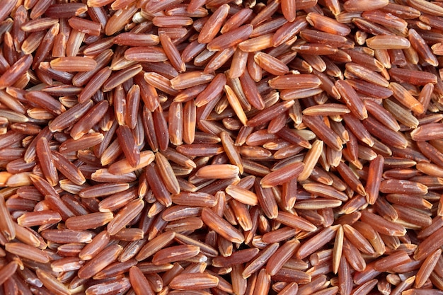 Uncook brown rice for texture background