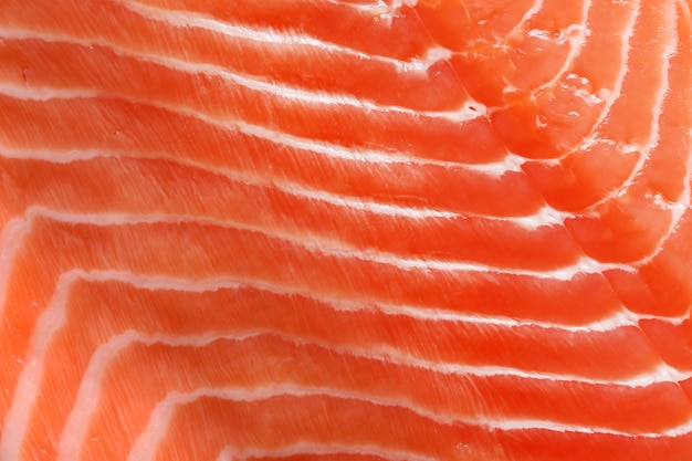 Uncooked salmon as a textured background