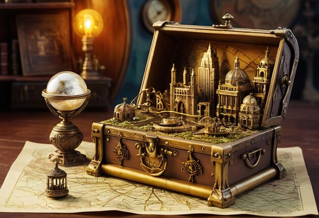 Photo uncover the secrets dive into the mysteries of the treasure chest image