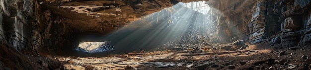 Photo underground cave hidden wonders beneath the earth