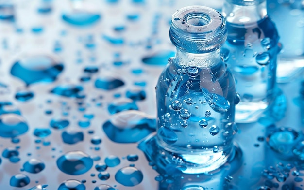 Photo understanding water solvent in skincare and cosmetics