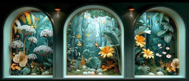 Underwater Paradise Stained Glass Windows