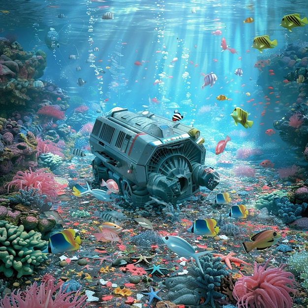 Underwater Recycling Machine