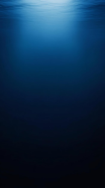 Photo underwater scene with sunlight streaming down deep ocean concept