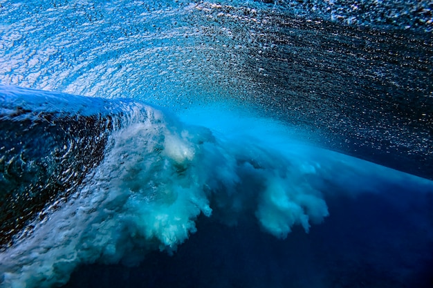 Underwater shot of ocean wave, Indian Ocean