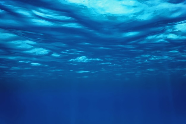 Underwater view of the sea surface, Underwater background