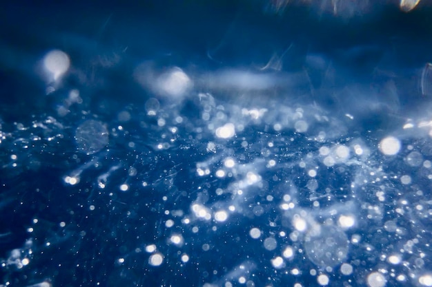 Underwater View of the Water Surface. Underwater Background