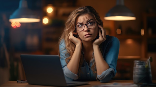 Unhappy when employees do hard work with computer