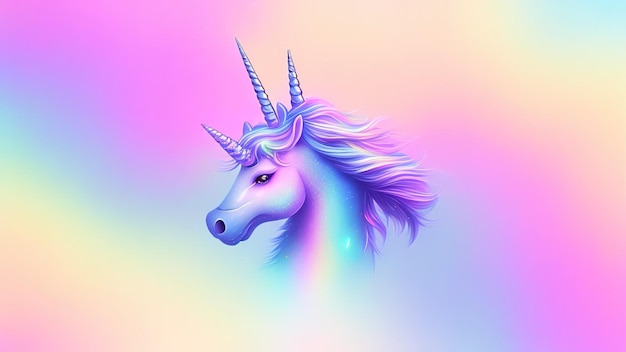 Unicorn colorful background Rainbow unicorn background