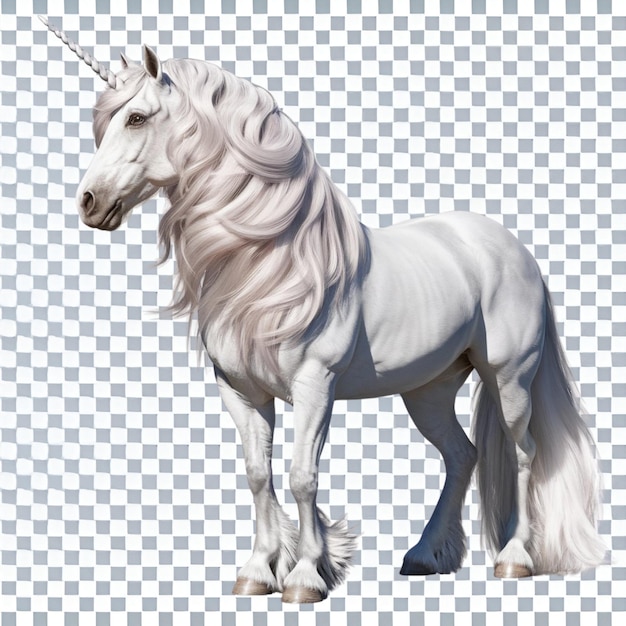 Unicorn Isolated on Transparent Background