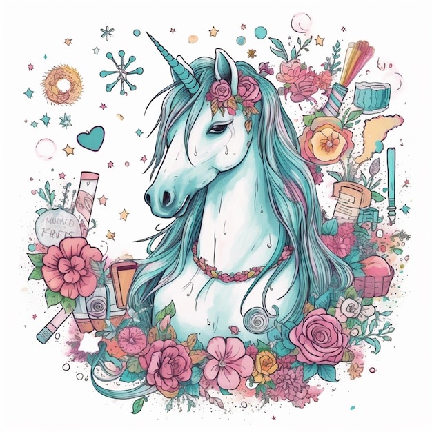 Photo unicorn_sublimation_clipart