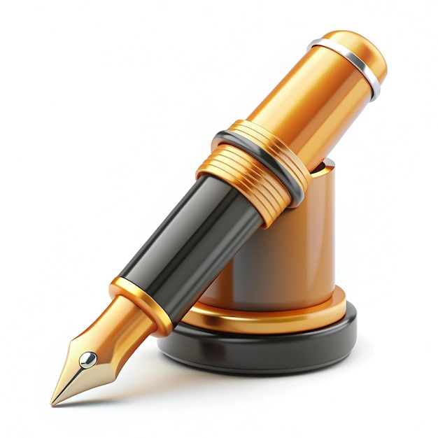 unique 3d copywriting writing icon creative storytelling education