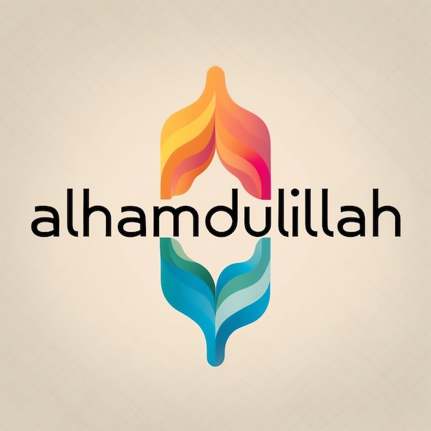 Photo unique alhamdulillah vectors for inspirational art