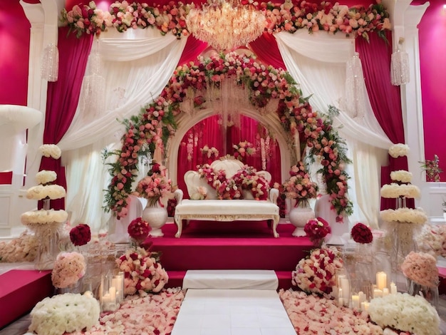 unique and beautifull wedding decoration