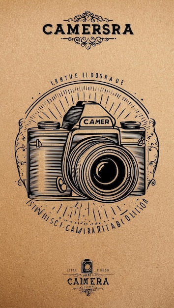 Photo unique camera logo styles for your visual projects