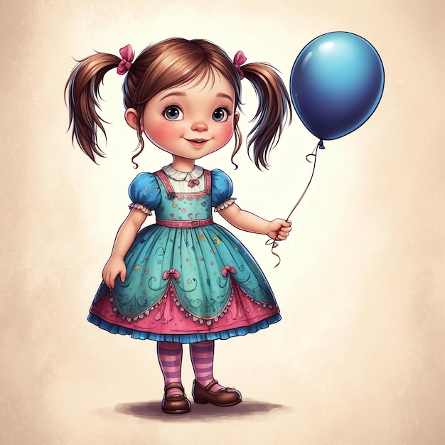 Photo unique cartoon girl images to add personality to your designs