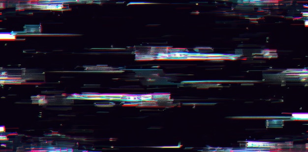 Photo unique design abstract digital pixel noise glitch error screen video damage overlay background