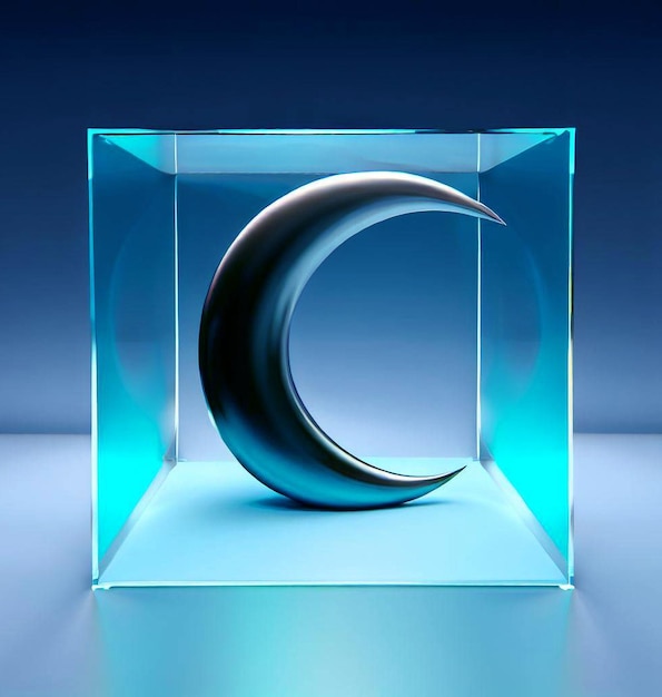 Unique Design Crystal 3D Moon Cube