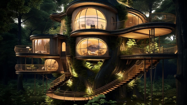 unique tree house